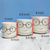 Cutie with Glasses Pot